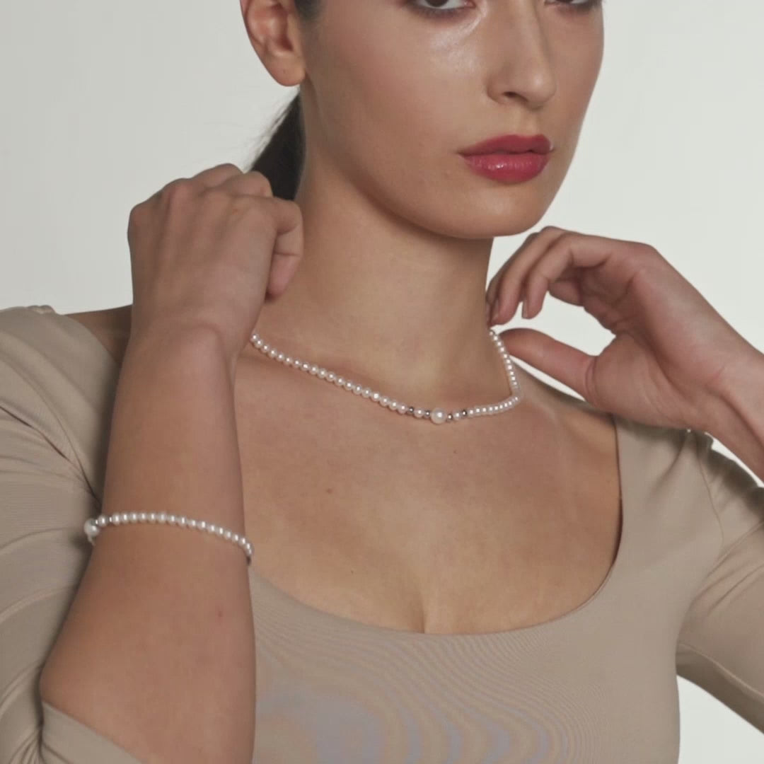 Lune Young | Collana con perle in oro