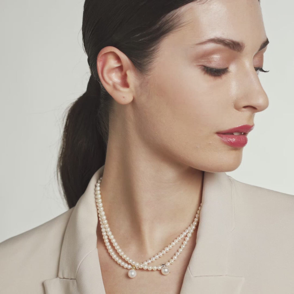 Moonlight | Gold and Pearl Necklace