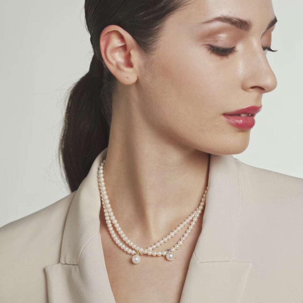 Moonlight | Gold and Pearl Necklace