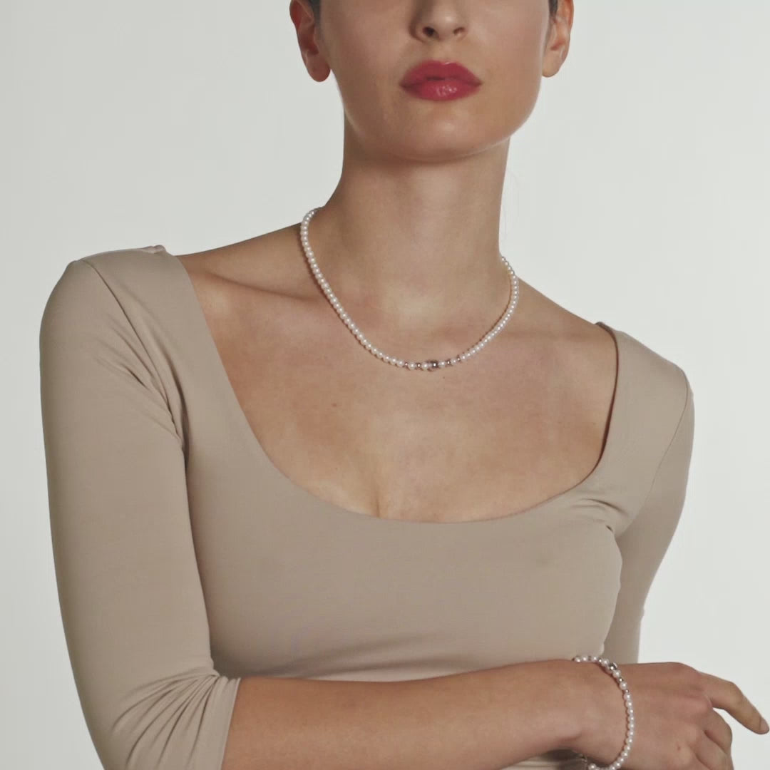 Lune Young | Collana in oro e perle