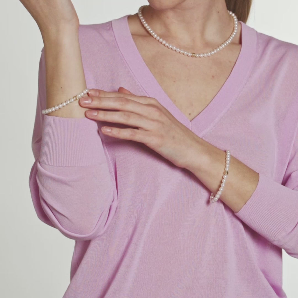 Starlight | Collana con perle in oro