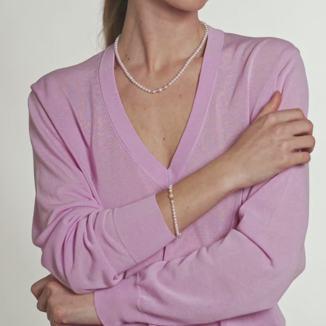 Starlight | Collana in oro e perle