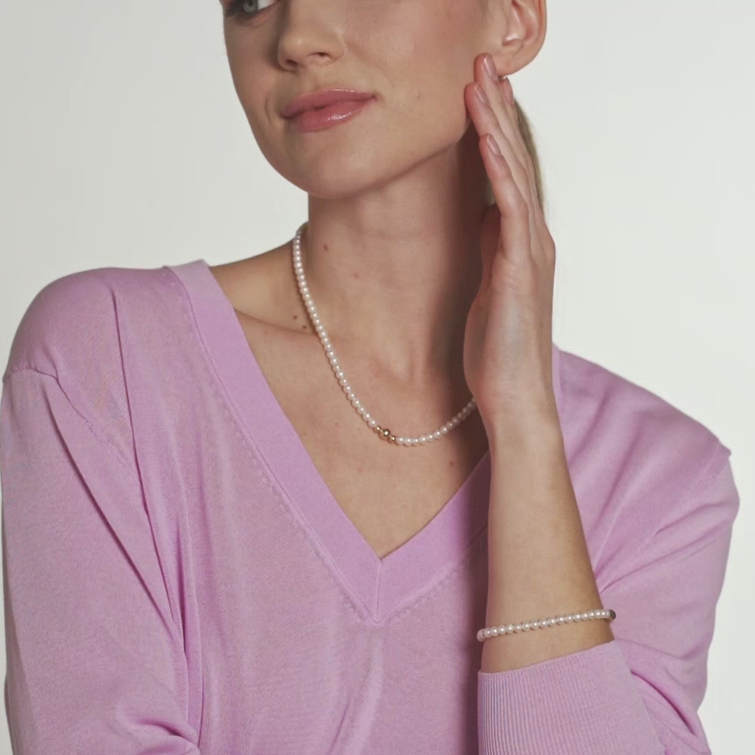 Lune Young | Collana con perle in oro