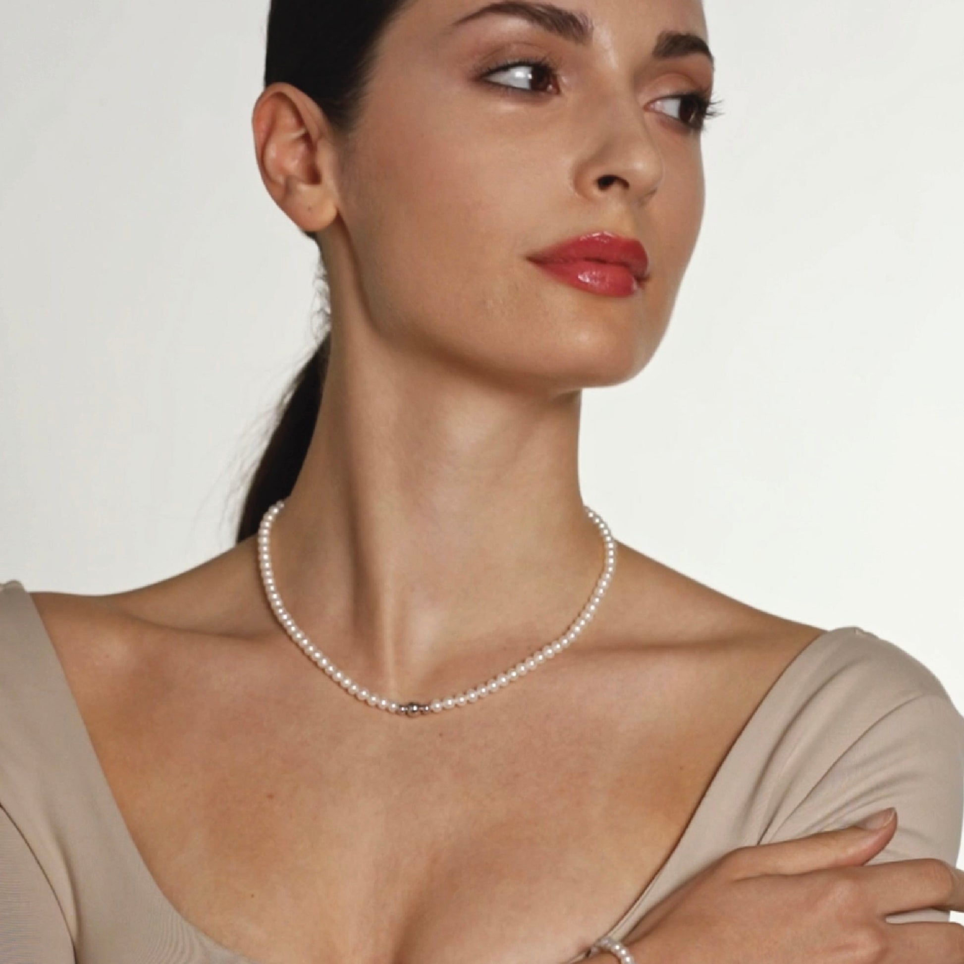 Lune Young | Collana con perle in oro