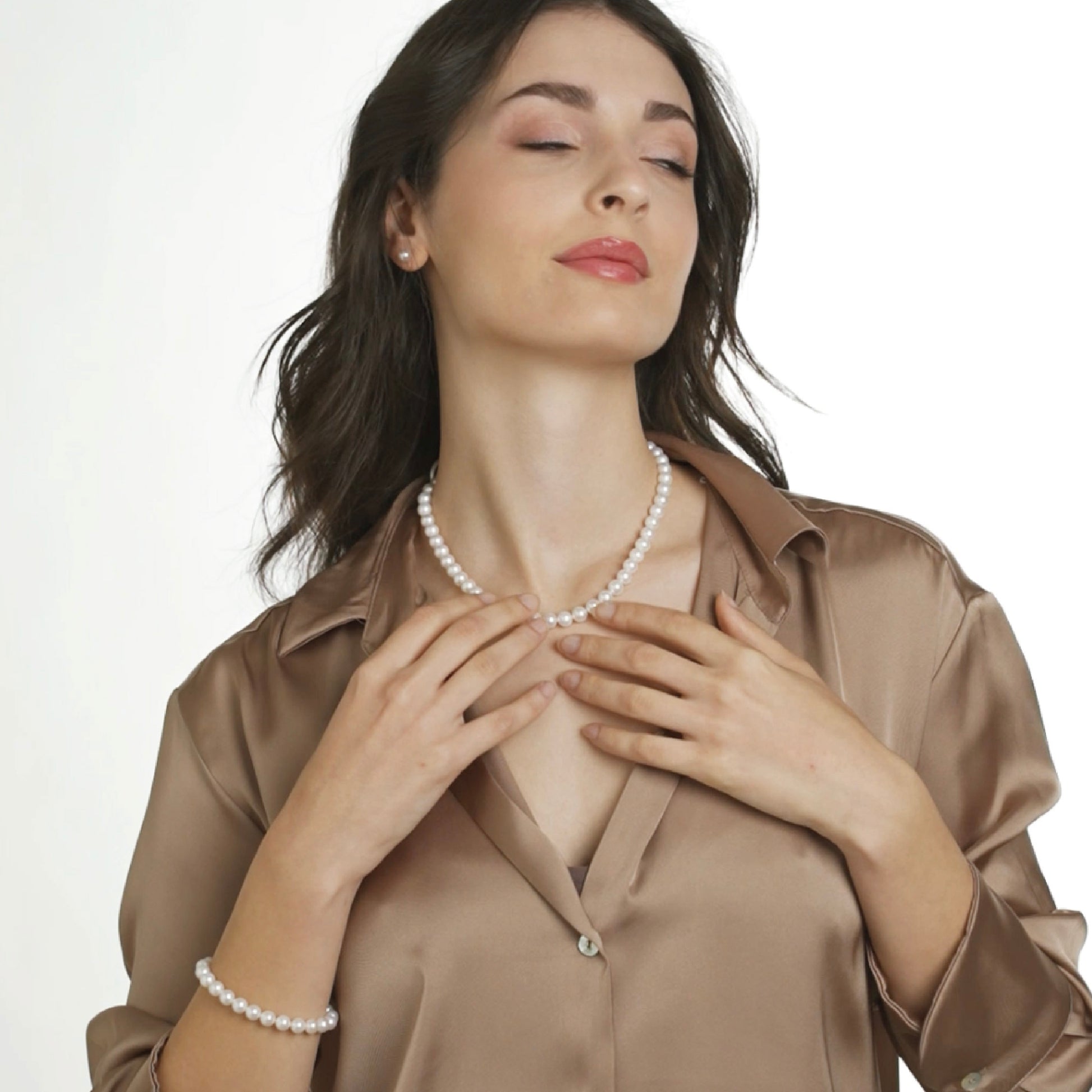Lune Young | Bracciale con perle in oro