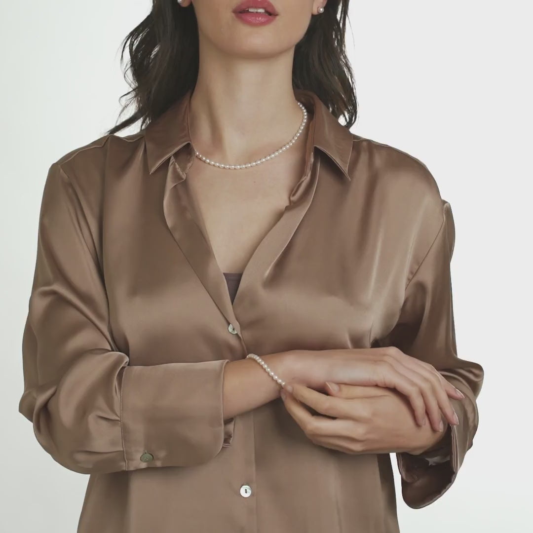 Lune Young | Collana con perle in oro