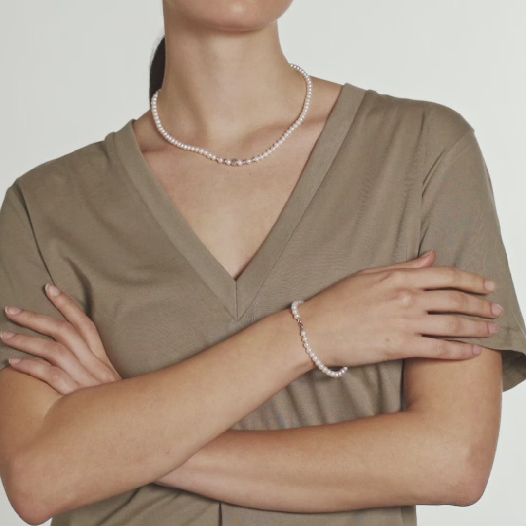 Starlight | Collana in oro e perle