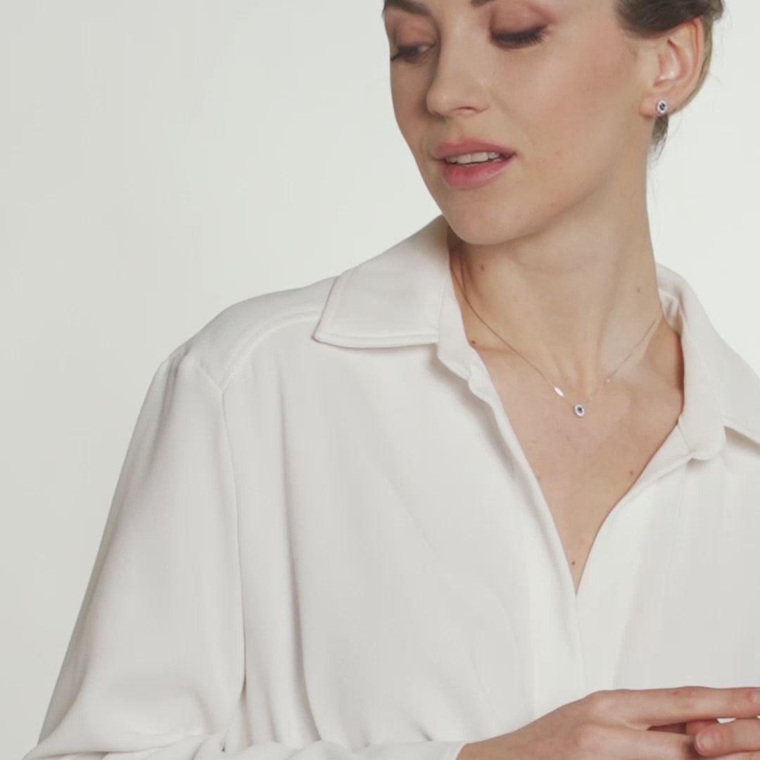 Diamonds | Anello in oro, diamanti e zaffiro blu
