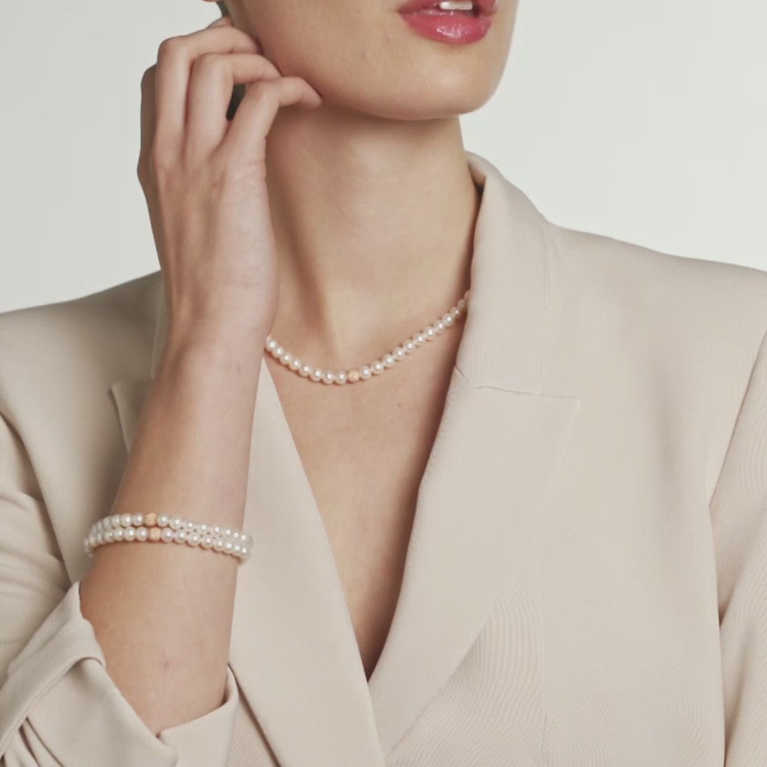 Lune Young | Bracciale in perle e oro