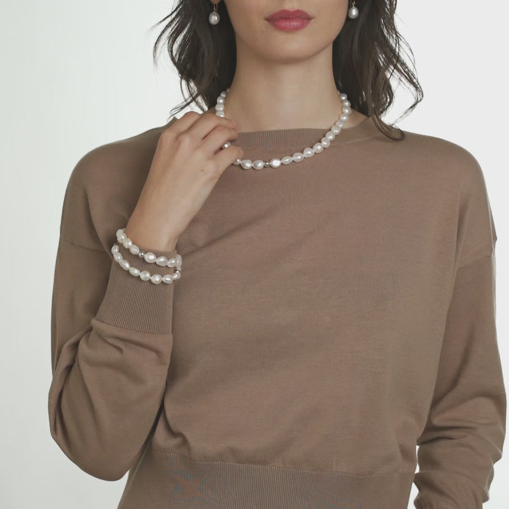 Barocca | Bracciale con perle barocche in oro