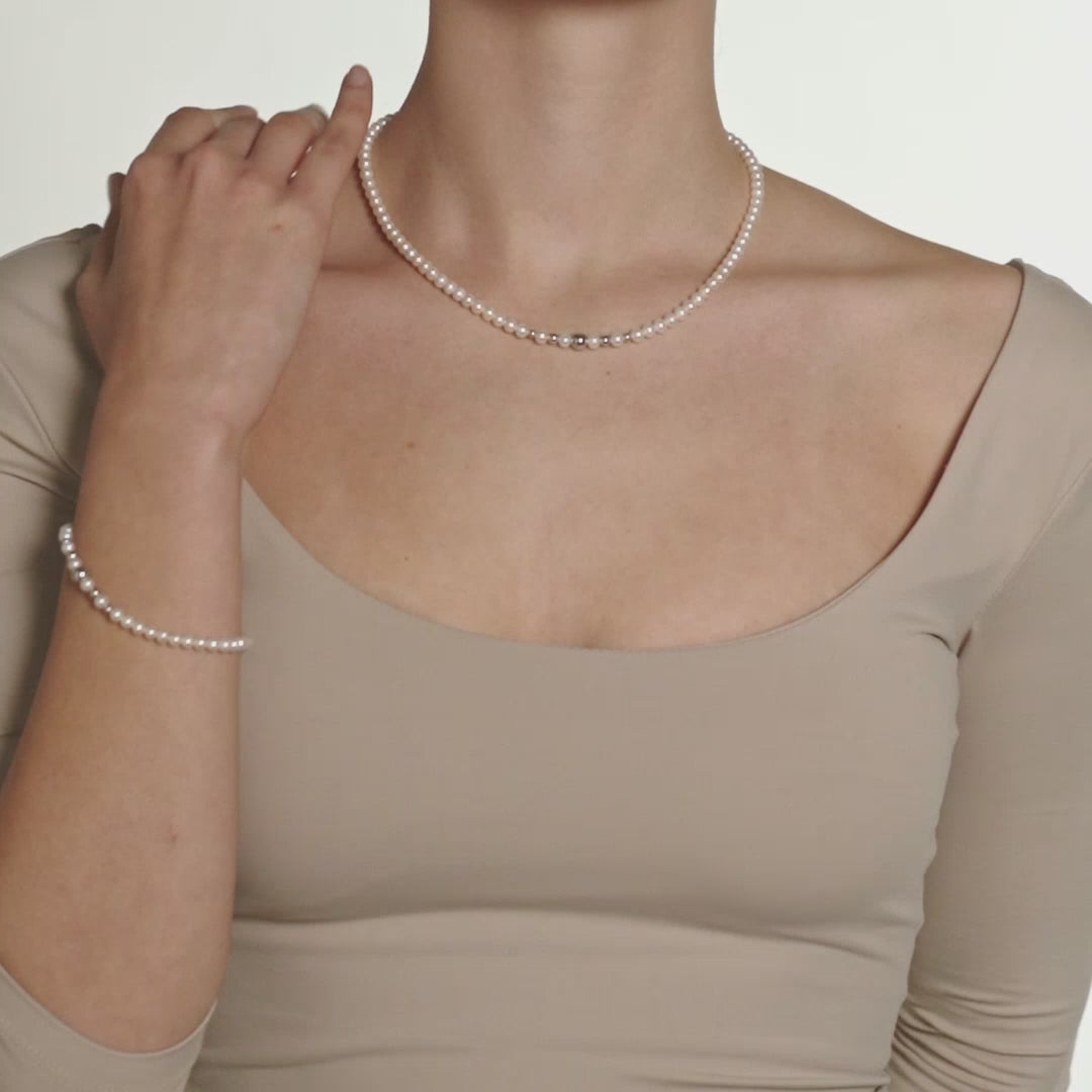 Lune Young | Bracciale con perle in oro